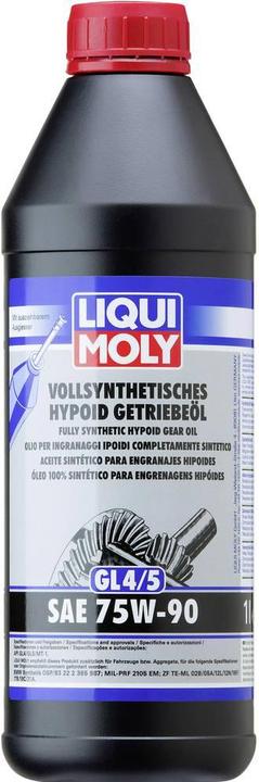 Liqui Moly Vollsynthetisches Hypoid-Getriebeöl (GL4/5) 75W-90 (1 l)