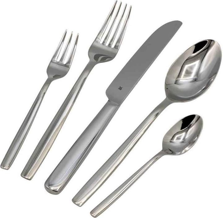 Produktbild WMF Besteck Besteckset 6 Personen Palma 30tlg Monobloc-Messer Edelstahl poliert (30 Stk., Besteck Set)