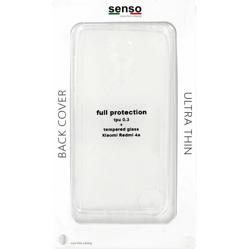 Senso Bumper Case for Xiamo Redmi 4A (Xiaomi Redmi 4A), Smartphone Hülle, Transparent