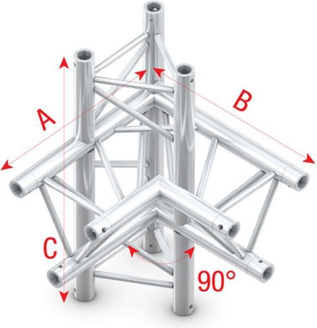 Produktbild Showtec T-Cross up/down 3-way