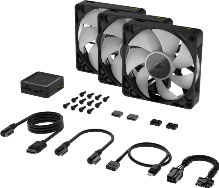 Actual product image Corsair iCUE LINK RX120 RGB (120 mm, 3 x)