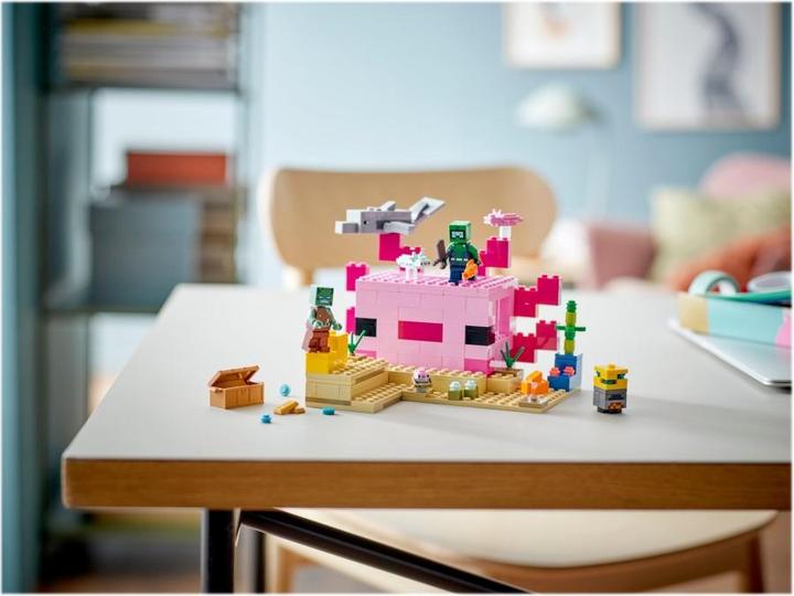Produktbild LEGO Das Axolotl-Haus (21247, LEGO Minecraft)