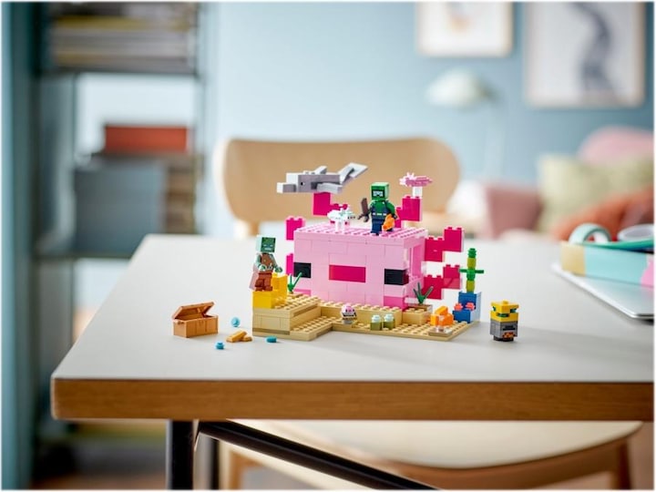 Produktbild LEGO Das Axolotl-Haus (21247, LEGO Minecraft)