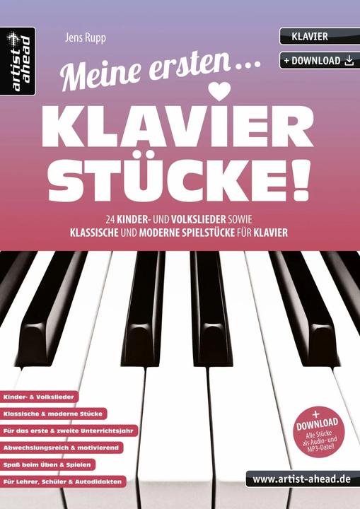Produktbild Meine ersten Klavierstücke! (Deutsch, artist ahead, Jens Rupp, 2017)
