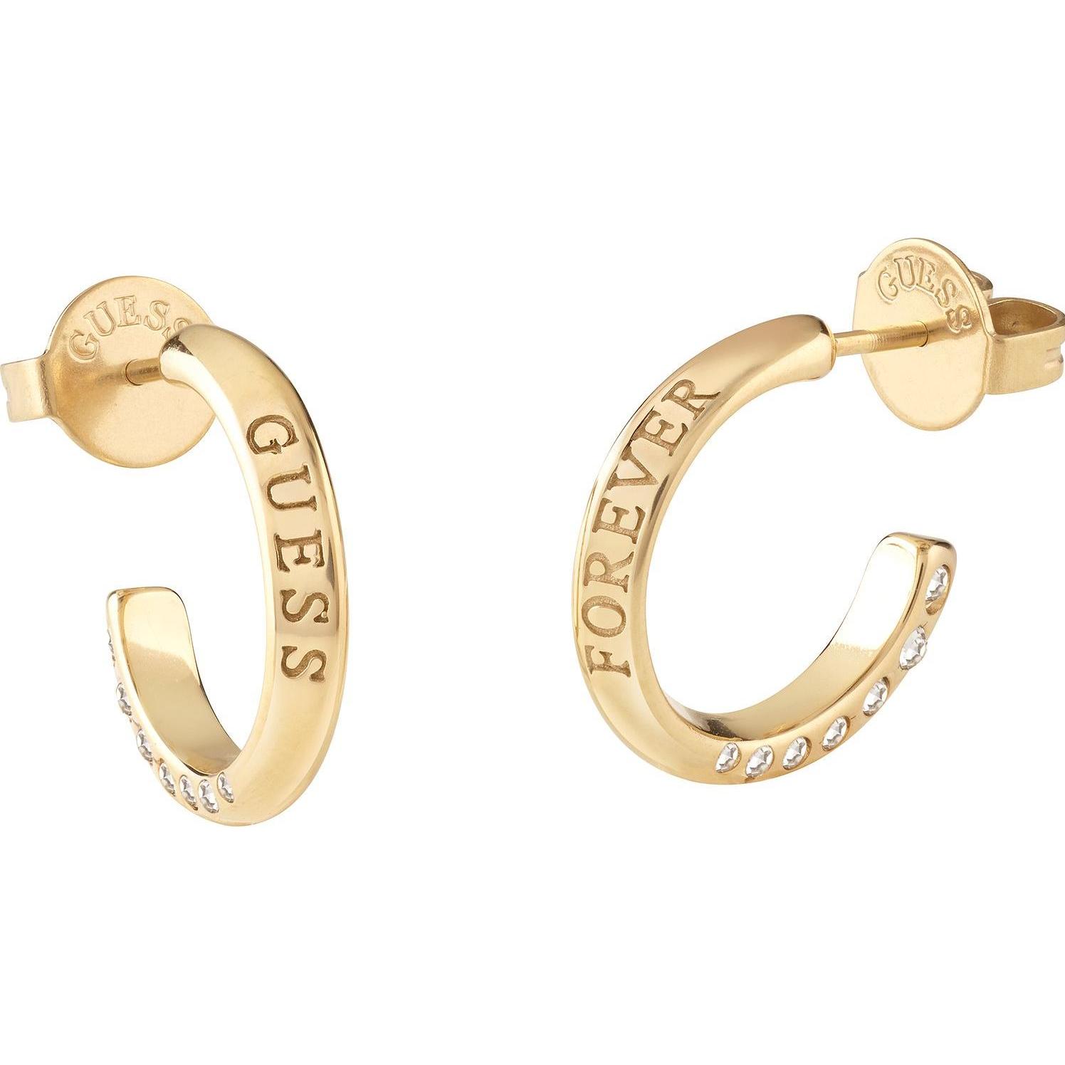 Guess, Armschmuck, Jewellery Earrings JUBE02189JWYG, (1.00 cm, Edelstahl)