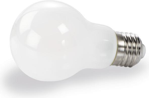 Actual product image Xavax LED filament, E27, 806lm replaces 60W, incandescent lamp, warm white, matt (E27, 806 lm, 1x)