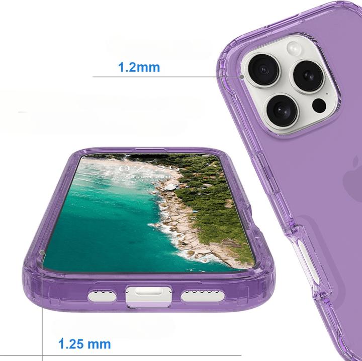 Actual product image Cover-Discount iPhone 16 Pro - Stossfeste Hybrid Handyhülle (Apple iPhone 16 Pro)