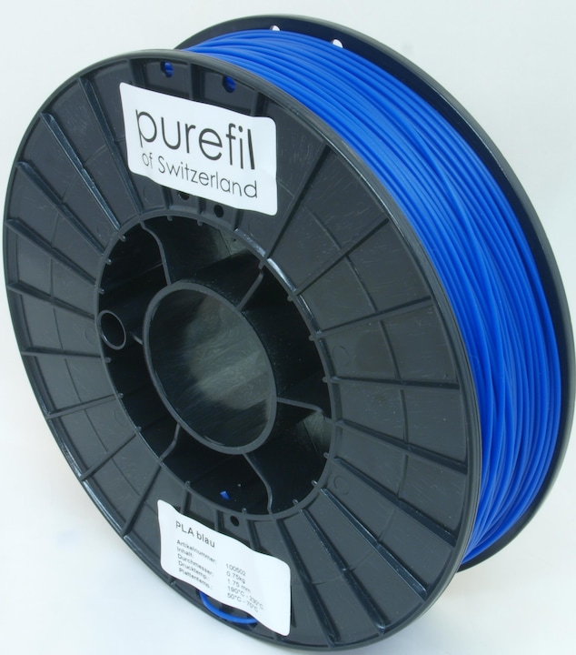 Image du produit Purefil Filament (PLA, 1.75 mm, 750 g, Bleu)
