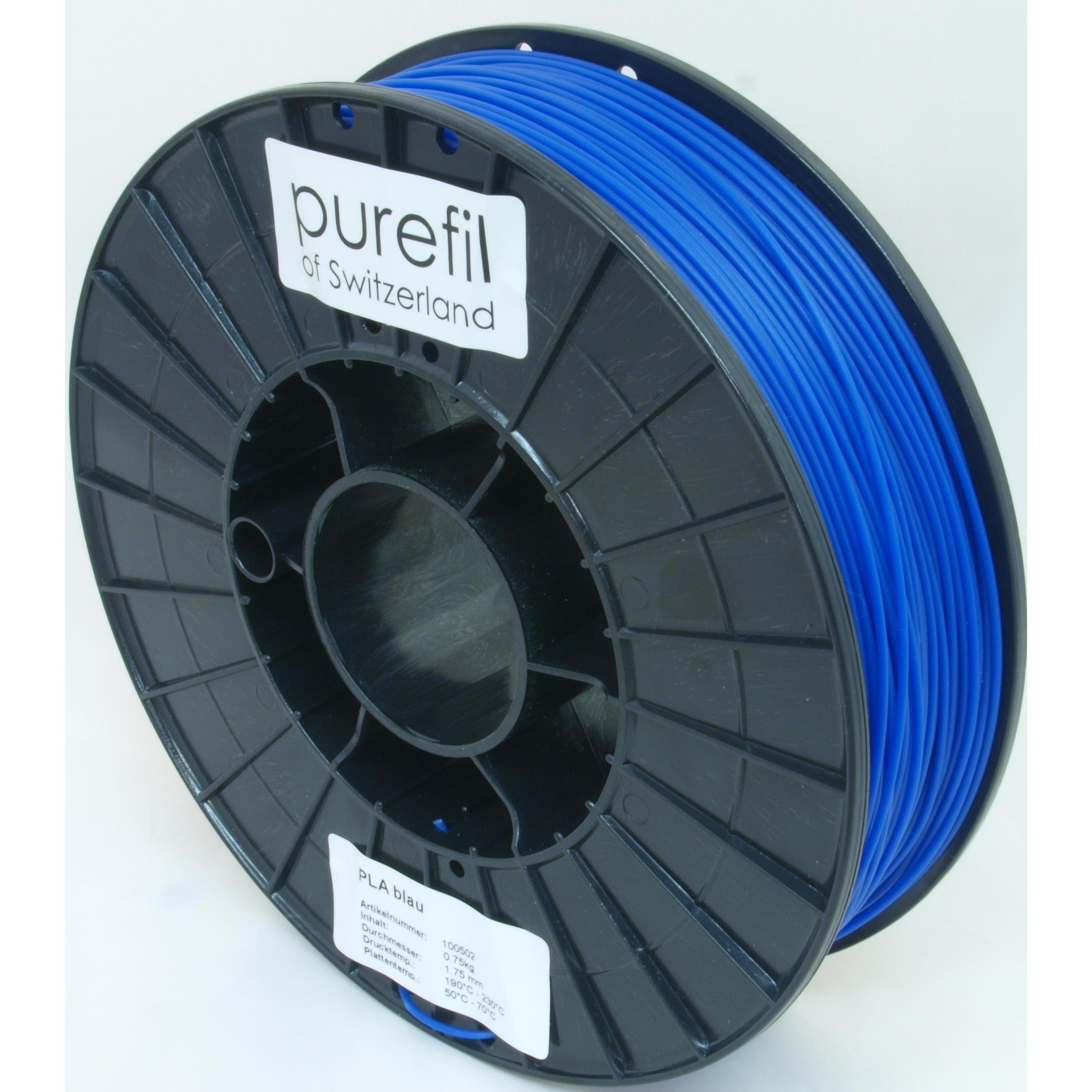 Thumbnail - Purefil Filament (PLA, 1.75 mm, 750 g, Blau), 3D Filament, Blau
