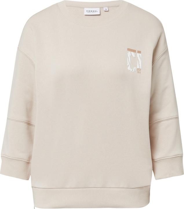 Produktbild Comma Sweatshirt Sweater mit Artwork und seitlichen Reissverschlüssen (42)