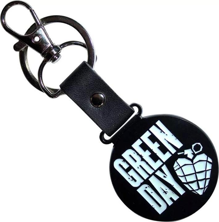 Actual product image Green Day Stacked Logo Keyring