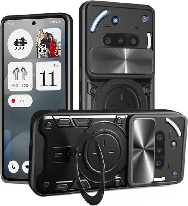Actual product image Techsuit - CamGuard Pro - Nothing Phone (3a) - Black (Nothing Phone (3a))