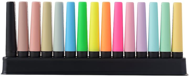 Image du produit STABILO Boss Original (étui carton de 6 pièces (jaune, abricot, bleu nuageux, violet, rose et menthe), 5 mm, 15 x)