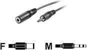 Produktbild Value 3.5mm Klinke – 3.5mm Buchse (3 m, 3.5mm Klinke (AUX))