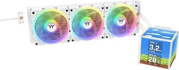Actual product image Thermaltake MINECUBE 360 Ultra AIO ARGB Fan white (120 mm, 3x)