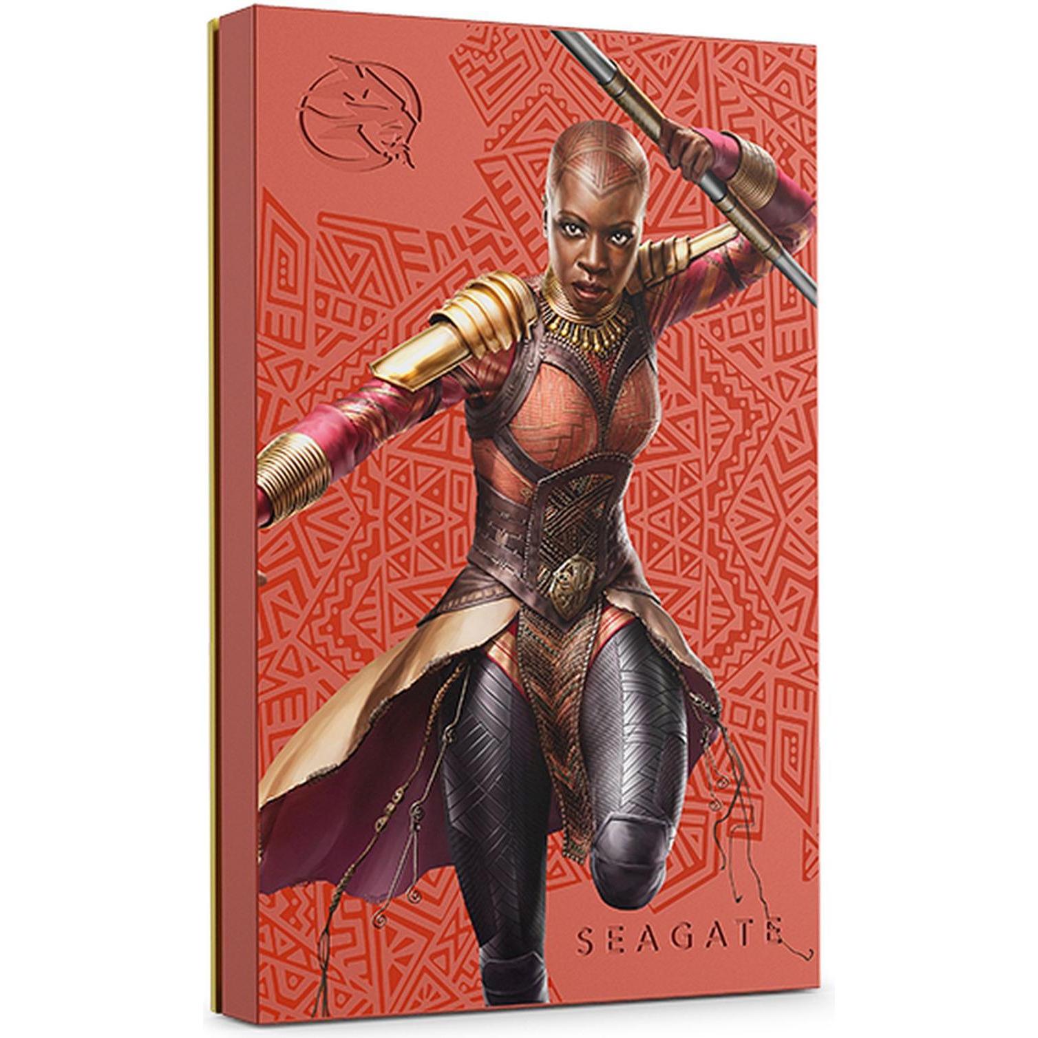 Seagate Disco rigido da gioco FireCuda 2TB USB 3.0 Okoye Edizione Speciale (2 TB), Disco rigido esterno, Rosso