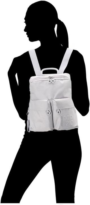 Actual product image Mandarina Duck Versatile Lightweight Backpack with Adjustable Straps and Color-Changing Effect