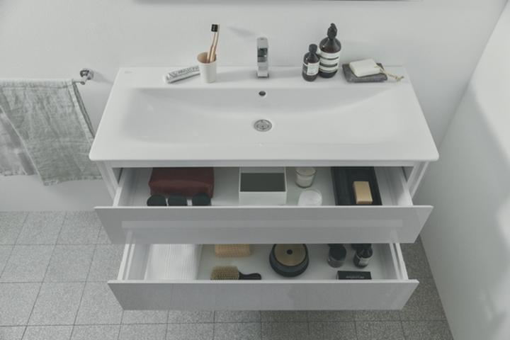 Produktbild Ideal Standard Waschtischunterschrank Connect Air wei matt 100 cm E0821B2 (100 x 44 x 52 cm)