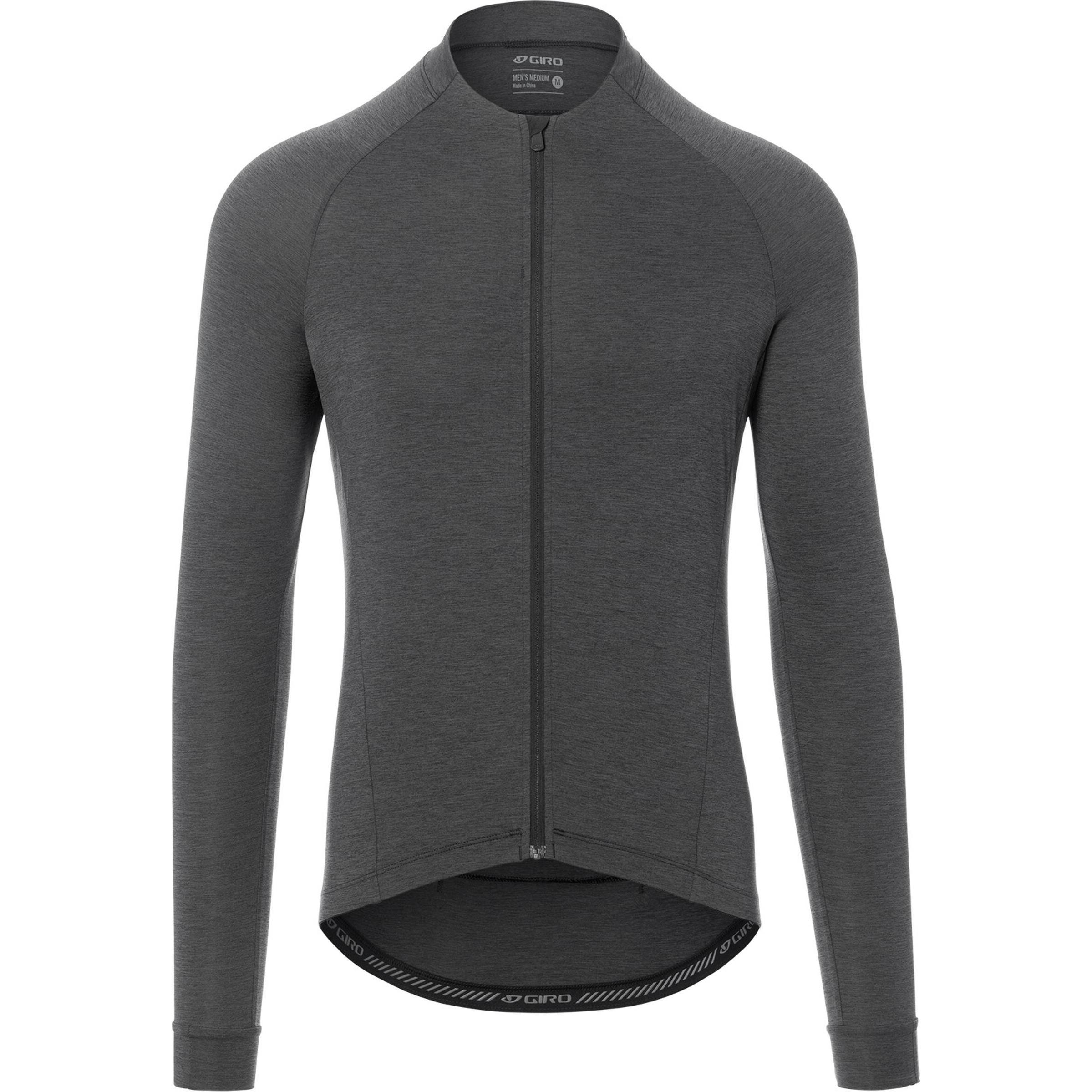 Giro, Herren, Velotrikot, M New Road LS Jersey (XL), Grau, XL