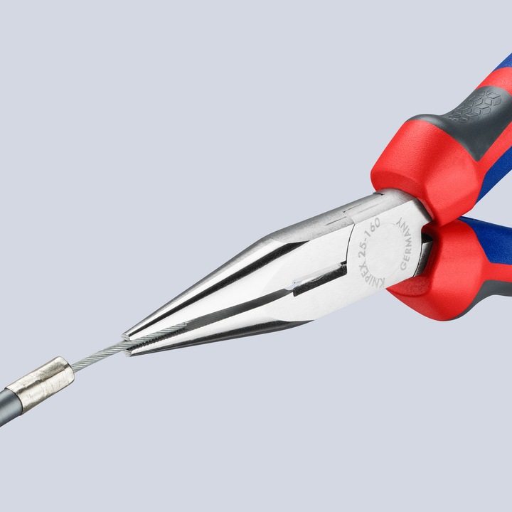 Produktbild Knipex Flachrundzange mit Schneide (160 mm)