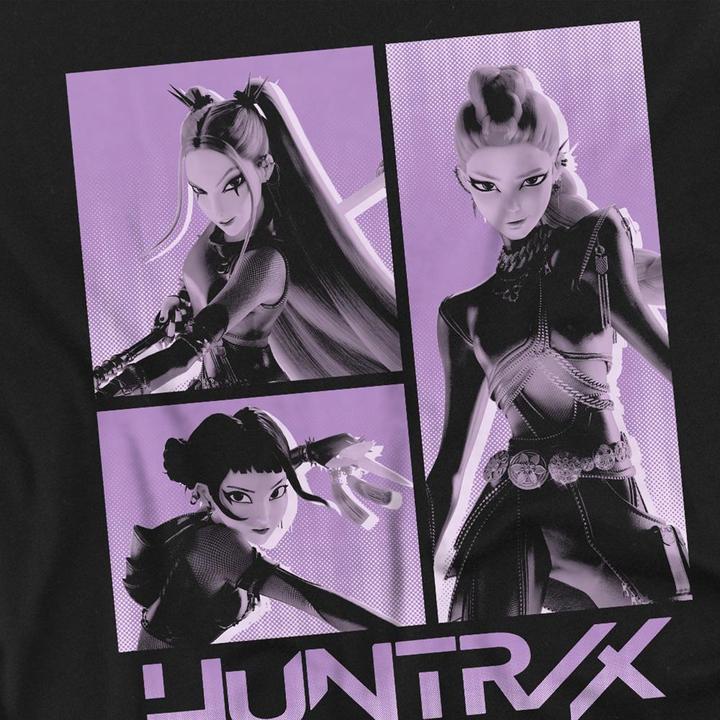 Image du produit K-Pop Demon Hunters - T-shirt motif Huntr/X style Groupe - Adulte (XXL)