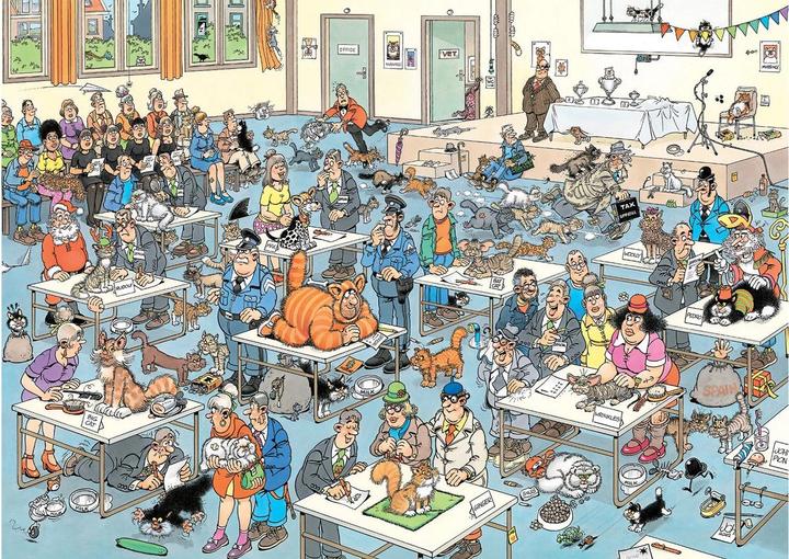 Actual product image Die Katzenshow (1000 pieces)