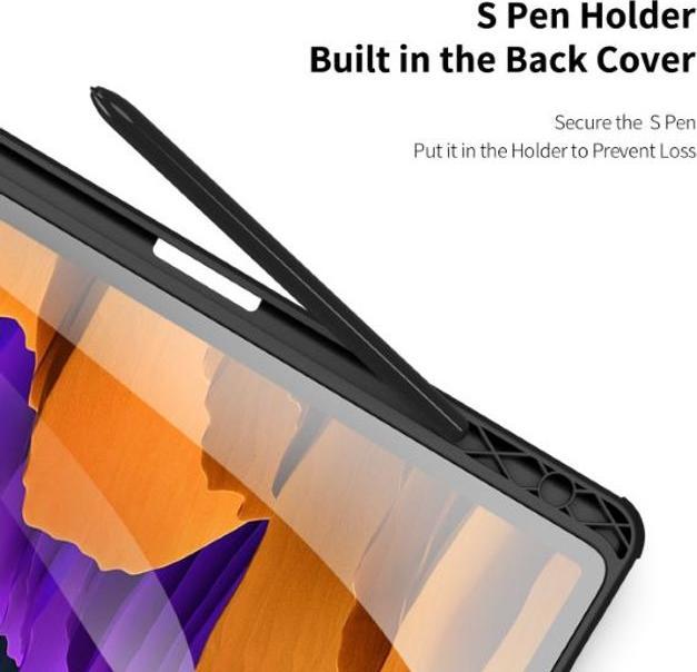 Productafbeelding Dux Ducis Toby Serie Leren Boekomslag Hoesje (Galaxy Tab S8, Galaxy Tab S7)