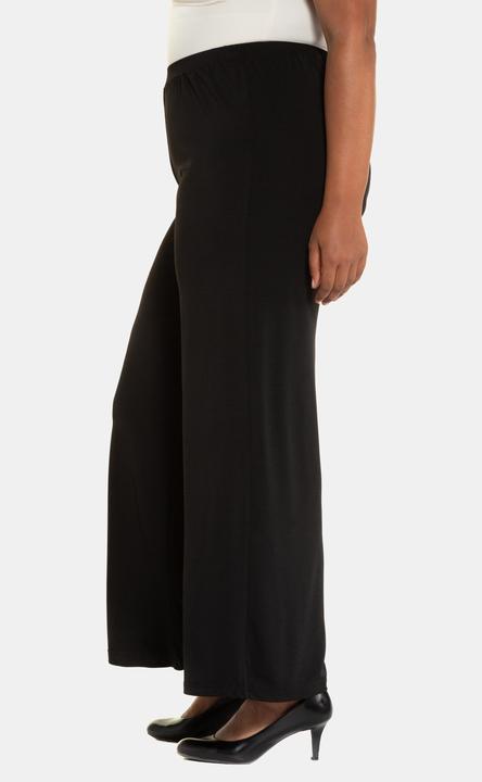 Produktbild Ulla Popken Jerseyhose, weites Bein, Elastikbund, bis Gr. 66/68 (54, 56)