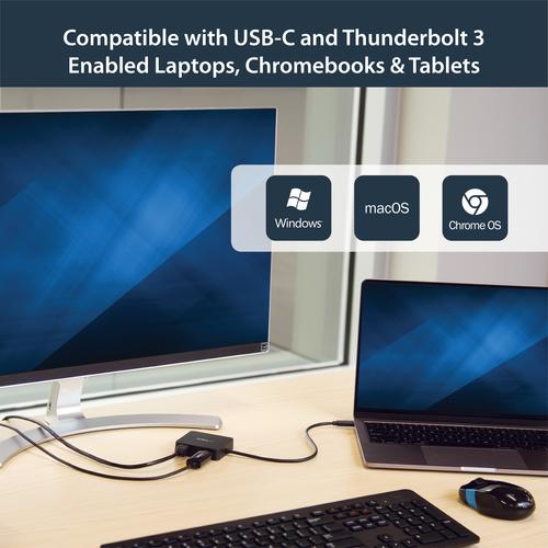Image du produit StarTech Adaptateur multiport USB-C (USB-C, 2 ports)