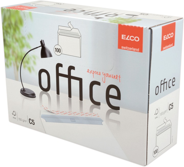 Produktbild Elco Couvert Office, ohne Fenster (C5, 100 x)