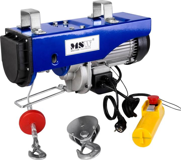 Produktbild MSW Seilwinde 990Kg Seilzug Elektrische Seilwinde Hebezug Winde Elektroweinde 230V