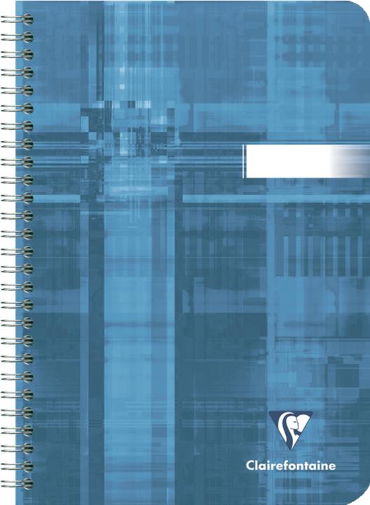 Actual product image Clairefontaine Spiral notebook (A5, Checked, Hardcover)