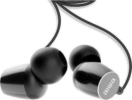 Actual product image Aiwa Wired headphones ESTM-30, black (No noise cancellation, Cable)