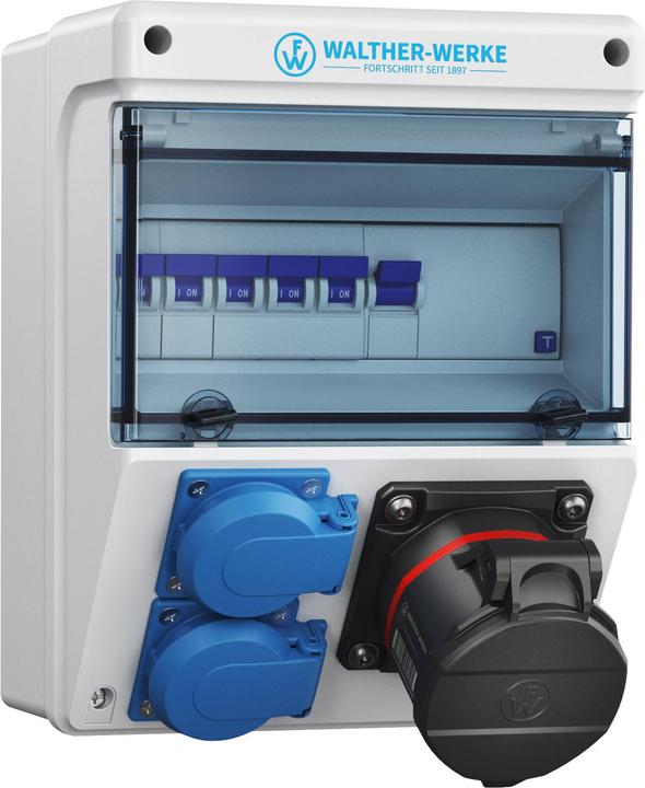 Actual product image Walther Werke Steckdosenkombination (3 x, CEE 7/3, CEE 16/5)