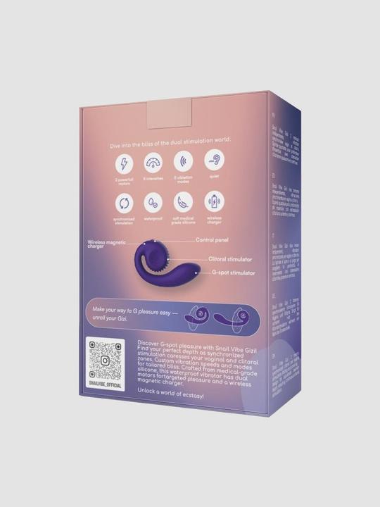 Image du produit Snail Vibe Vibromasseur Gizi - Pourpre