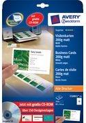 Actual product image Avery Superior Business Cards (200 g/m², 25 x, A4)