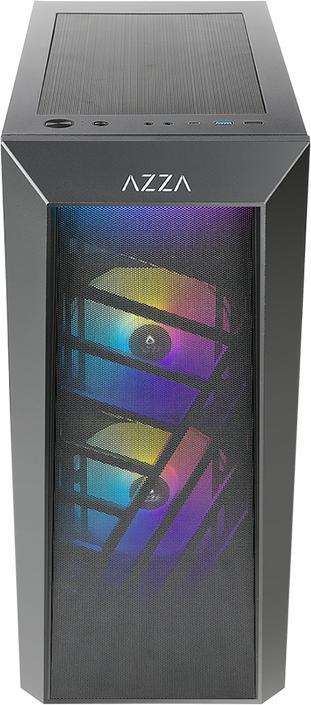 Actual product image Azza Geh Midi ATX Sentinel 205A01B, black (ATX, ITX, mATX)