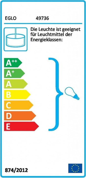 Energy Label EGLO Straiton (E27)