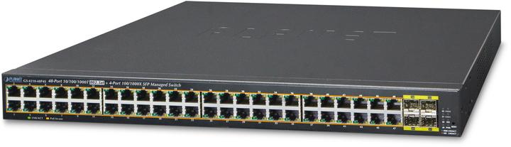 Planet 48-Port 10/100/1000T 802.3at PoE + 4-Port 100/1000BASE-X SFP Managed Switch / 440W (48 ports)