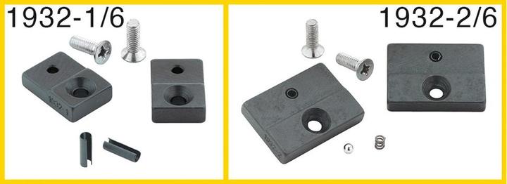 Image du produit HAZET Kit de pièces de rechange : 1 paire de mâchoires · 15 mm de large · 2 vis · 2 douilles élasti… (150 mm)