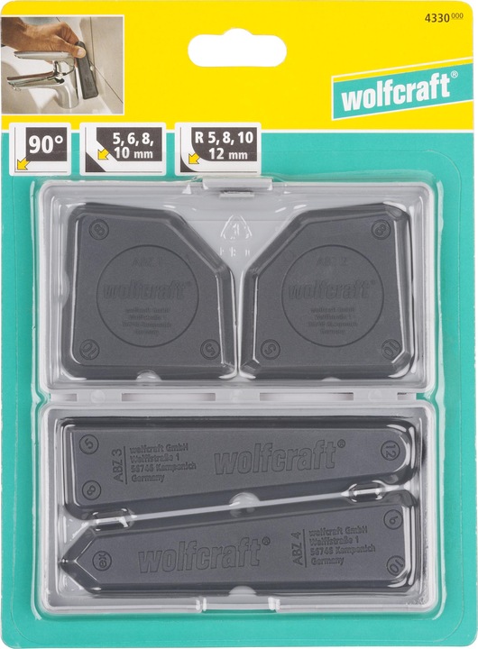 Immagine prodotto wolfcraft Set di cazzuole per giunzioni 4 pezzi. (21 cm)