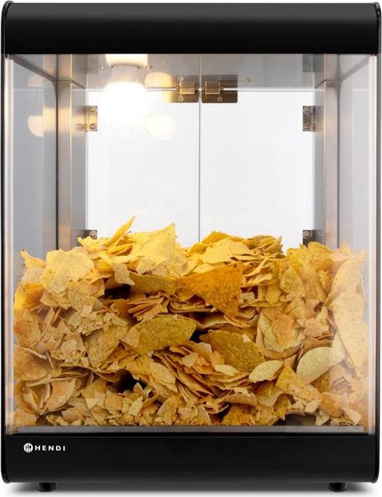 Actual product image Hendi Nacho Warmer - Professional chip warmer - 230V/300W - RVS/Zwart - 320x390x(H)510mm