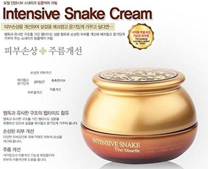 Produktbild Bergamo Intensive Snake Syn-Ake Wrinkle Care Cream Anti-Wrinkle Face Cream Made Of Snake Venom (50 ml, 24h Creme)