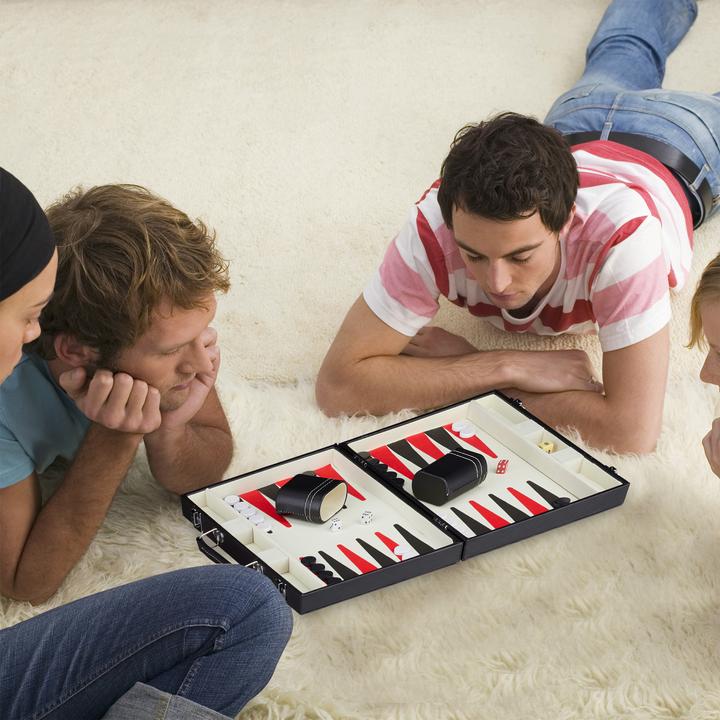 Produktbild Relaxdays Backgammon Koffer