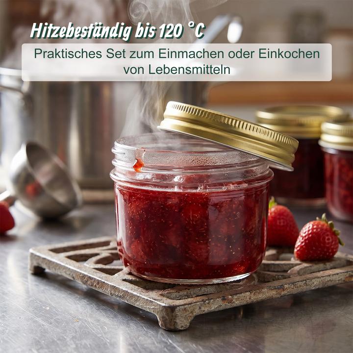 Produktbild Relaxdays Einmachgläser-Set (0.12 l)