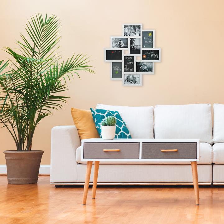 Actual product image Relaxdays Multi Collage Picture Frame 10 Photos (10 x 15 cm)