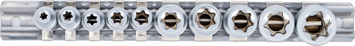 Productafbeelding BGS Doppenset E-profiel | Aandrijving vierkant 6,3 mm (1/4") / 10 mm (3/8") | SW E4...