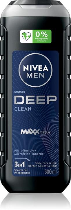 Produktbild NIVEA Men Deep Clean For Face. Body I (500 ml)