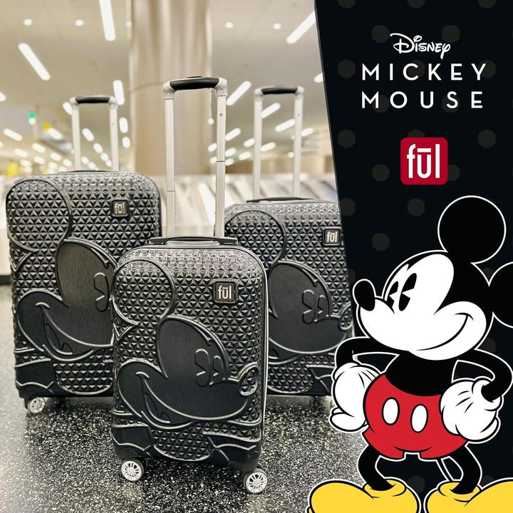 Actual product image Ful Mickey Mouse Textured Hardside Luggage