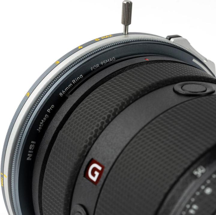 Productafbeelding Nisi JetMag Pro VND 1-5 95MAG (95 mm, ND / grijsfilter, Polarisatiefilter)